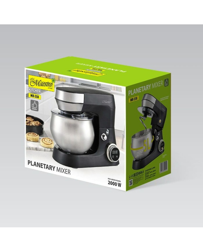 Robot da Cucina Feel Maestro MR-558 Nero Argentato 5 L Robot da Cucina Feel Maestro MR-558 Nero Argentato 5 L