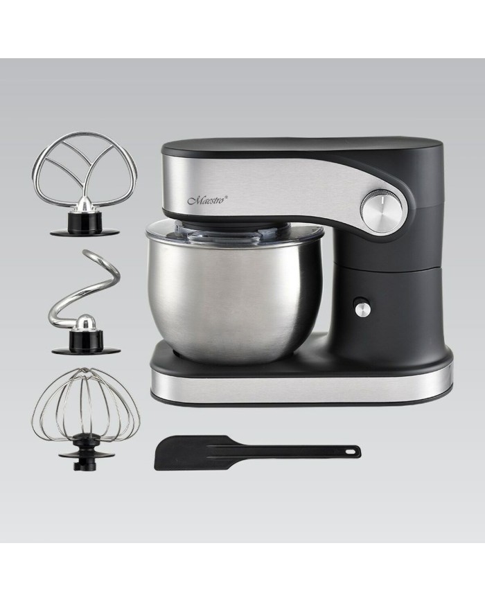 Robot da Cucina Feel Maestro MR-557 Nero Argentato 1200 W 3 L Robot da Cucina Feel Maestro MR-557 Nero Argentato 1200 W 3 L