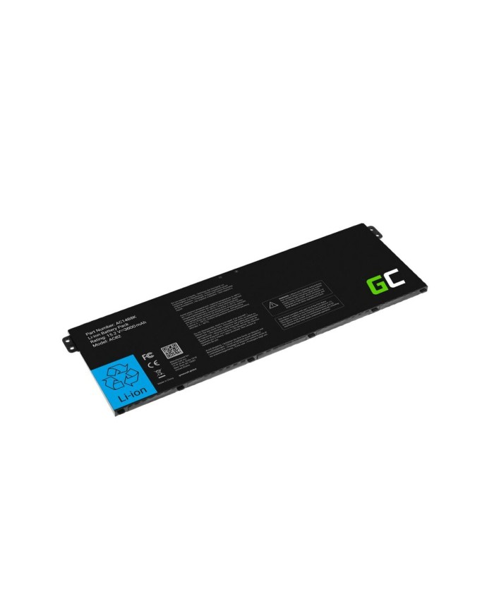 Batteria per Laptop Green Cell AC62 Nero 3600 mAh Batteria per Laptop Green Cell AC62 Nero 3600 mAh
