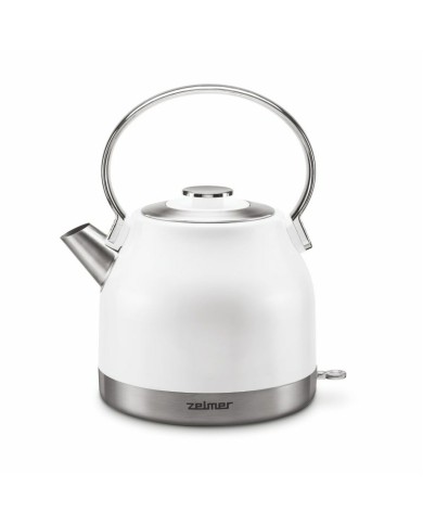 Bollitore Zelmer ZCK7940 Bianco Grigio Acciaio inossidabile 2200 W 1,5 L Bollitore Zelmer ZCK7940 Bianco Grigio Acciaio inossidabile 2200 W 1,5 L