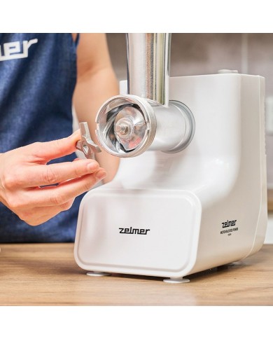 Tritatutto Zelmer ZMM3511B Bianco Argentato Metallo 1500 W Tritatutto Zelmer ZMM3511B Bianco Argentato Metallo 1500 W