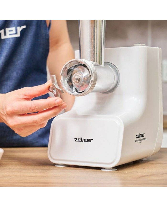 Tritatutto Zelmer ZMM3512B Bianco Argentato Metallo 1500 W