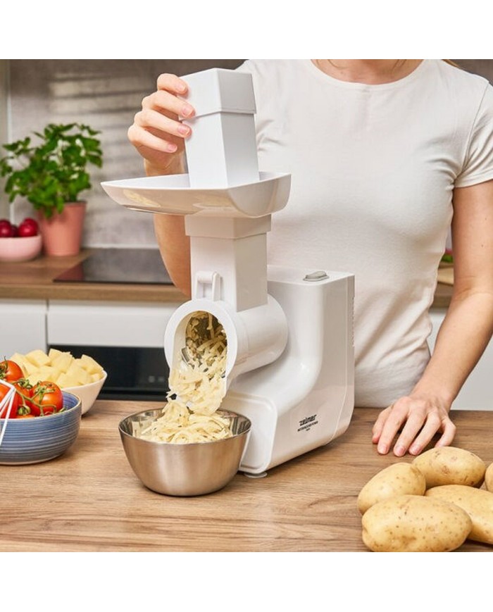 Tritatutto Zelmer ZMM3512B Bianco Argentato Metallo 1500 W