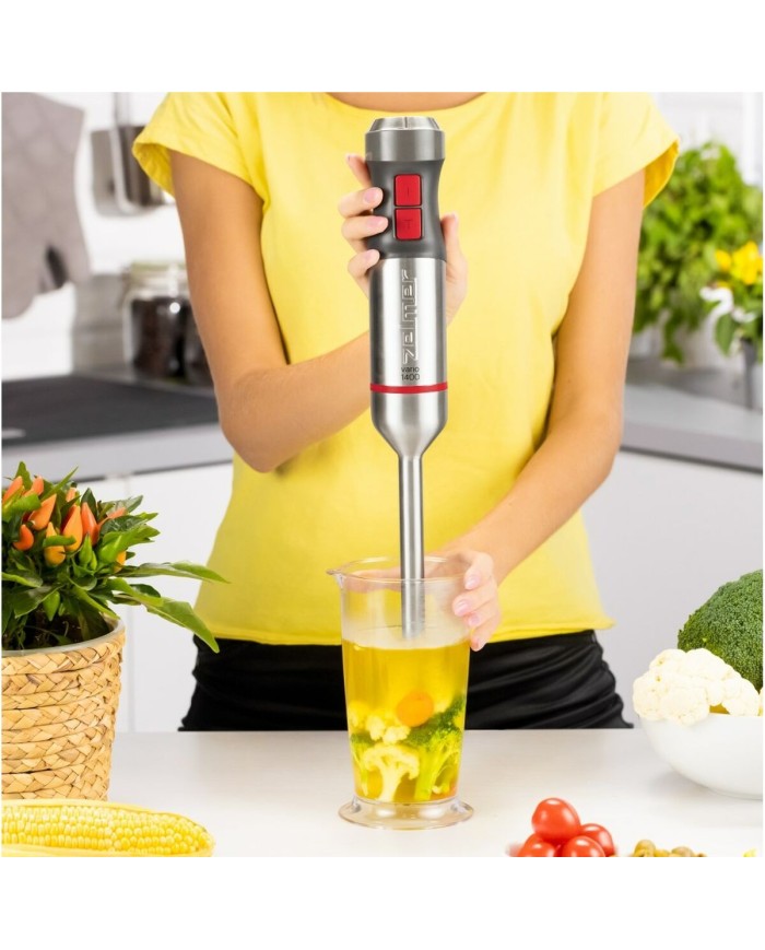 Frullatore Zelmer ZHB4652 Grigio Argentato 1400 W 500 ml 0,5 L Frullatore Zelmer ZHB4652 Grigio Argentato 1400 W 500 ml 0,5 L