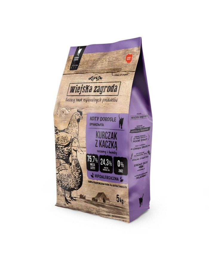 Cibo per gatti WIEJSKA ZAGRODA COUNTRY FARM Pollo 5 kg Cibo per gatti WIEJSKA ZAGRODA COUNTRY FARM Pollo 5 kg