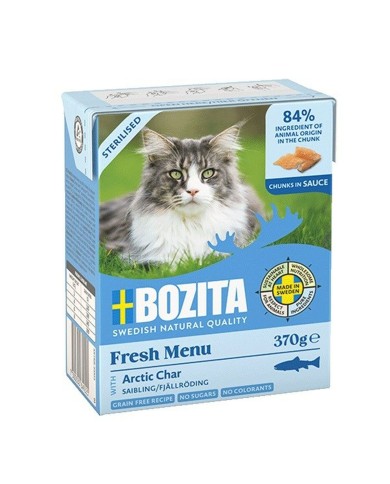 Cibo umido Bozita Fresh Menu Sterilised Arctic char Pesce 370 g