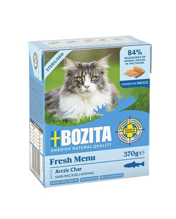 Cibo umido Bozita Fresh Menu Sterilised Arctic char Pesce 370 g
