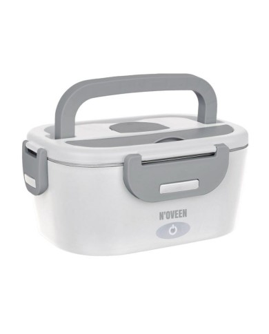 Portavivande Elettrico N'oveen LB715 Bianco Grigio 1,1 L 2 Pezzi Portavivande Elettrico N'oveen LB715 Bianco Grigio 1,1 L 2 Pezzi