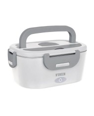 Portavivande Elettrico N'oveen LB715 Bianco Grigio 1,1 L 2 Pezzi Portavivande Elettrico N'oveen LB715 Bianco Grigio 1,1 L 2 Pezzi