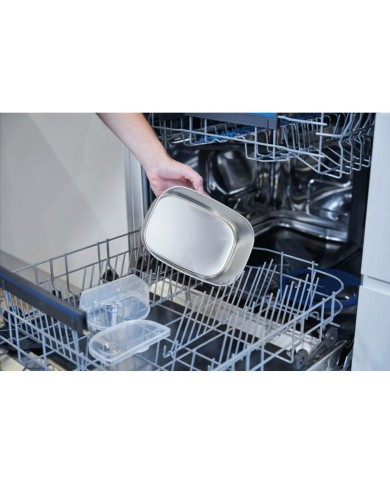 Portavivande Elettrico N'oveen LB715 Bianco Grigio 1,1 L 2 Pezzi Portavivande Elettrico N'oveen LB715 Bianco Grigio 1,1 L 2 Pezzi