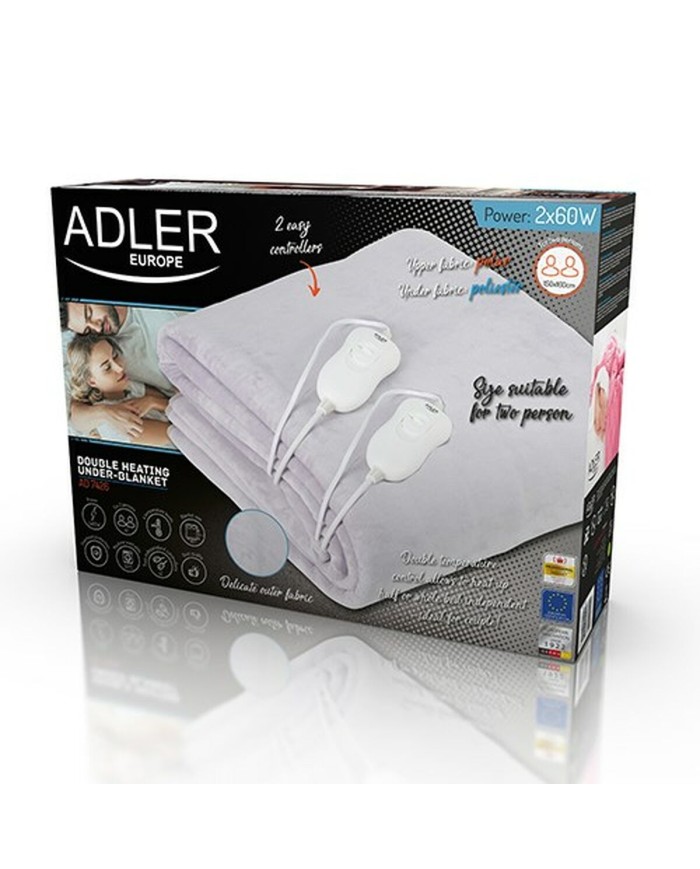 Coperta Elettrica Adler AD 7426 Grigio Coperta Elettrica Adler AD 7426 Grigio