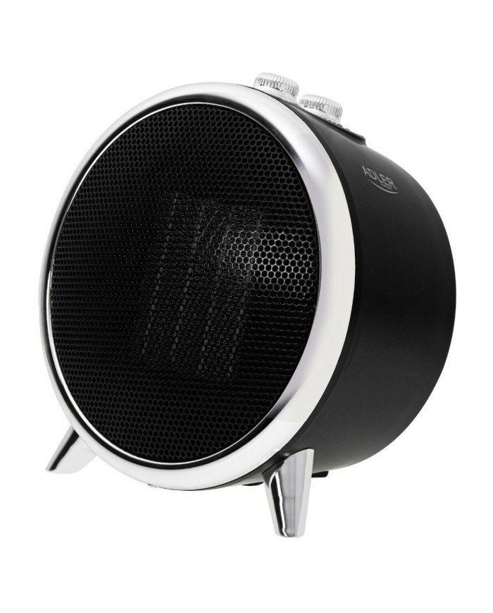 Termoventilatore Portatile Adler AD 7742 Nero Argento 1500 W