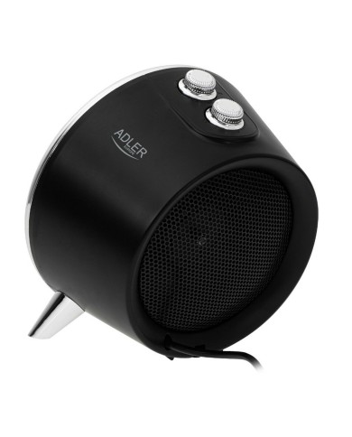 Termoventilatore Portatile Adler AD 7742 Nero Argento 1500 W Termoventilatore Portatile Adler AD 7742 Nero Argento 1500 W