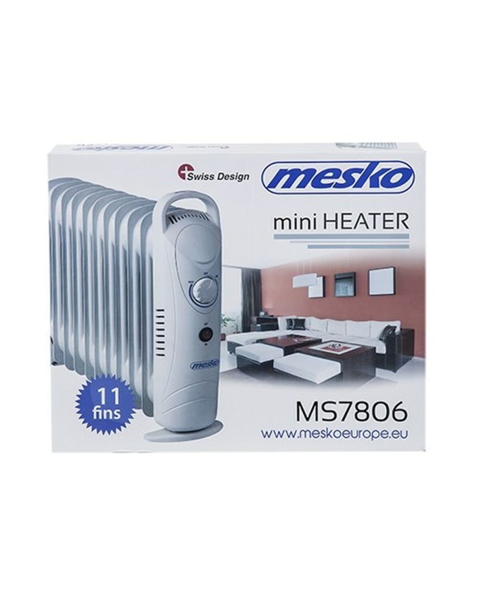 Radiatore a Olio Mesko MS7806 Bianco 1200 W