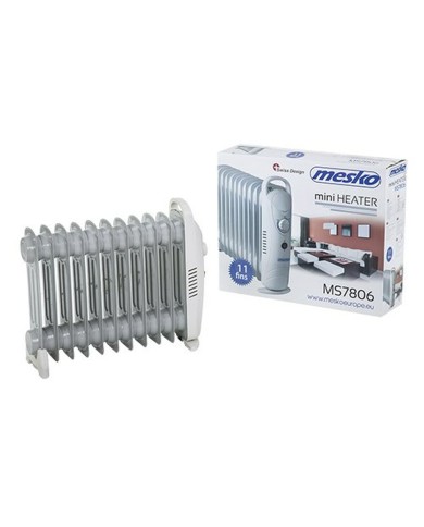 Radiatore a Olio Mesko MS7806 Bianco 1200 W Radiatore a Olio Mesko MS7806 Bianco 1200 W