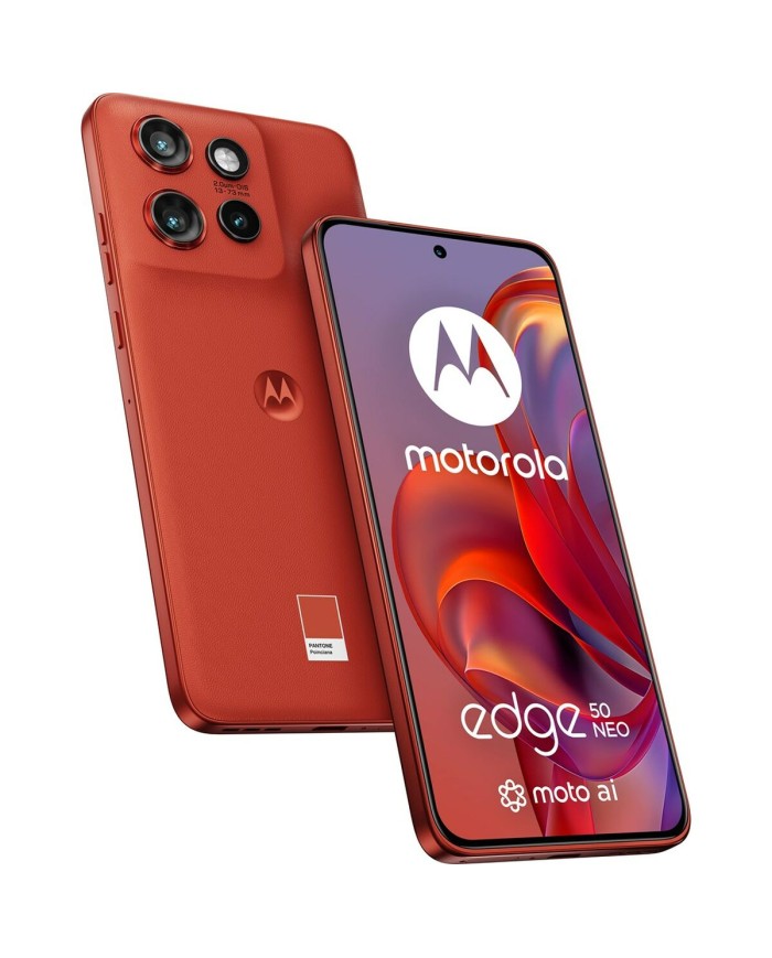 Smartphone Motorola Edge 50 Neo 5G 6,4" 12 GB RAM 512 GB Rosso Smartphone Motorola Edge 50 Neo 5G 6,4" 12 GB RAM 512 GB Rosso