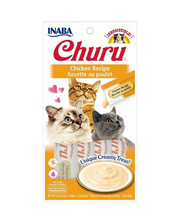 Spuntino per Cat Inaba Churu Pollo 4 x 14 g