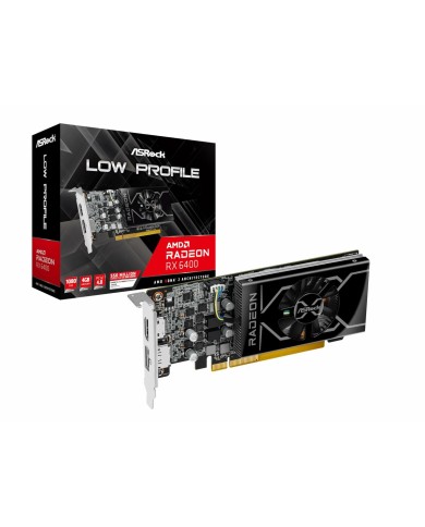 Scheda Grafica ASRock LP Radeon RX 6400 GDDR6