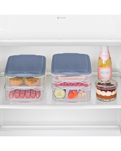 Contenitore per Conservare gli Alimenti Rotho Rondo Horizon blue Azzurro Trasparente 750 ml 1,35 L Contenitore per Conservare gli Alimenti Rotho Rondo Horizon blue Azzurro Trasparente 750 ml 1,35 L