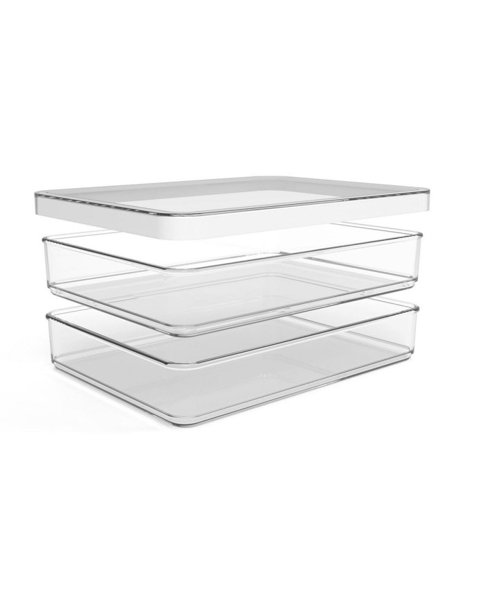 Contenitore per Conservare gli Alimenti Rotho Rondo Loft Bianco Trasparente 850 ml