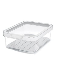 Contenitore per Conservare gli Alimenti Rotho Rondo Cauma Bianco Trasparente 1,2 L