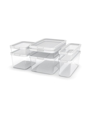 Contenitore per Conservare gli Alimenti Rotho Rondo Cauma Bianco Trasparente 1,2 L Contenitore per Conservare gli Alimenti Rotho Rondo Cauma Bianco Trasparente 1,2 L