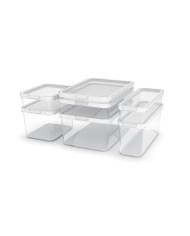 Contenitore per Conservare gli Alimenti Rotho Rondo Cauma Bianco Trasparente 1,2 L