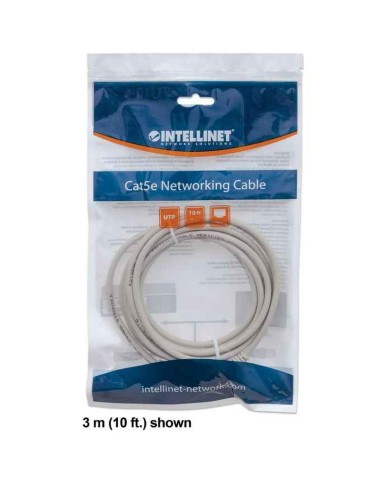 Cavo di Rete Rigido UTP Categoria 6 Intellinet 340373 Grigio 1 m Cavo di Rete Rigido UTP Categoria 6 Intellinet 340373 Grigio 1 m