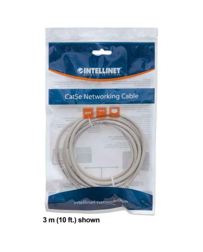 Cavo di Rete Rigido UTP Categoria 6 Intellinet 340373 Grigio 1 m