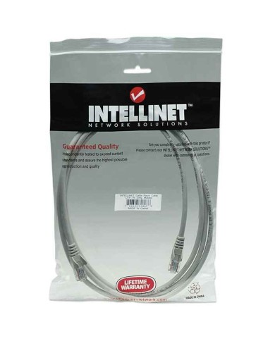 Cavo di Rete Rigido UTP Categoria 6 Intellinet 318976 Grigio 2 m Cavo di Rete Rigido UTP Categoria 6 Intellinet 318976 Grigio 2 m
