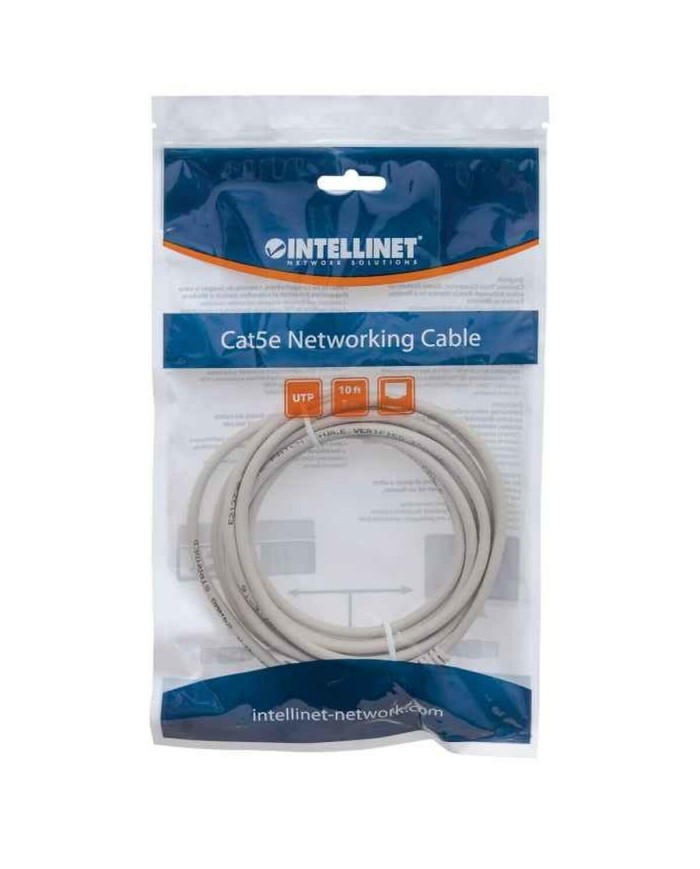 Cavo di Rete Rigido UTP Categoria 6 Intellinet 319768 Grigio 3 m