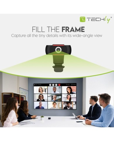 Webcam Techly 361438 Full HD (1)