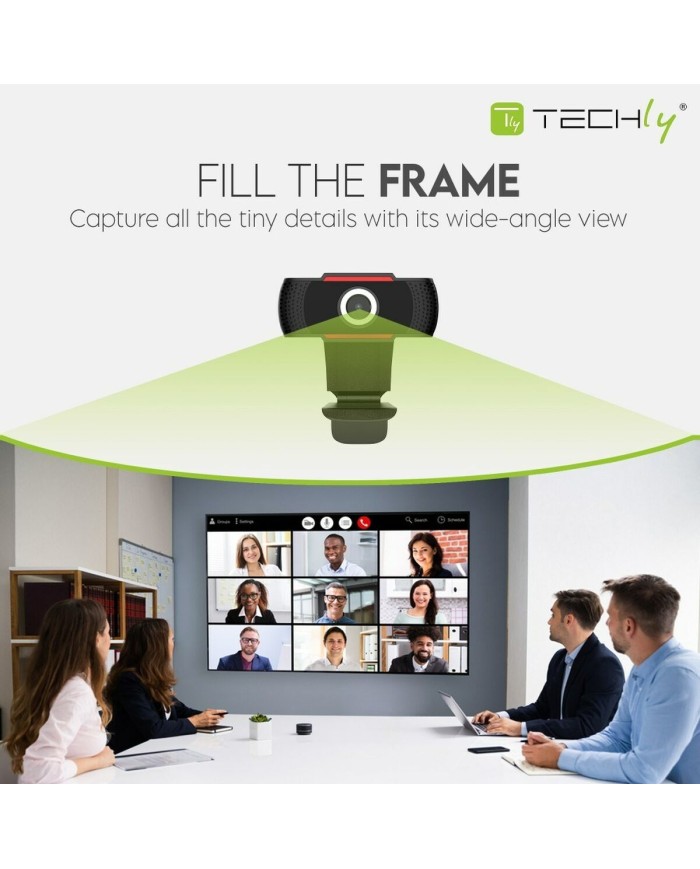 Webcam Techly 361438 Full HD (1)