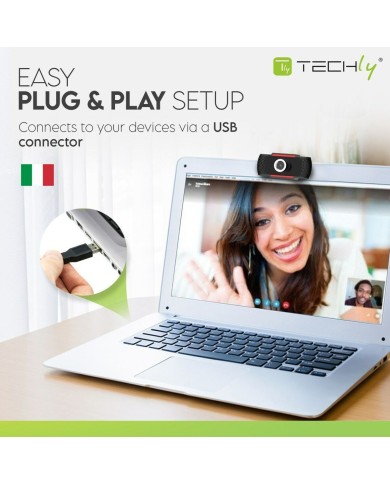 Webcam Techly 361438 Full HD (1)