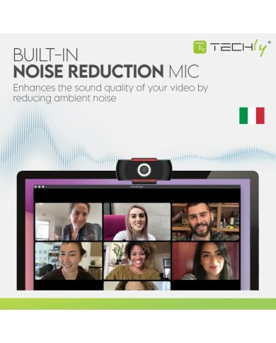 Webcam Techly 361438 Full HD (1)