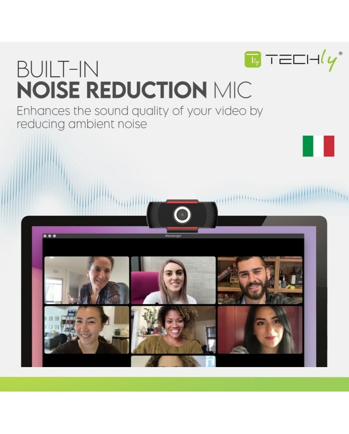 Webcam Techly 361438 Full HD (1)