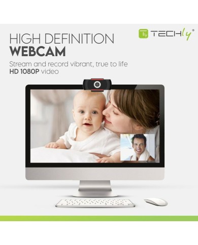Webcam Techly 361438 Full HD (1)