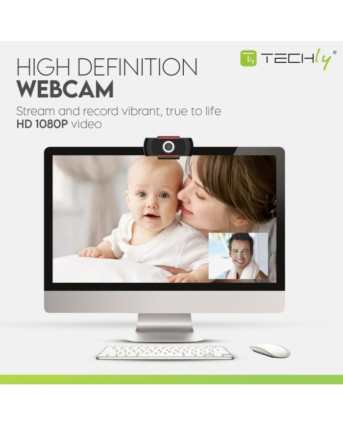 Webcam Techly 361438 Full HD (1)