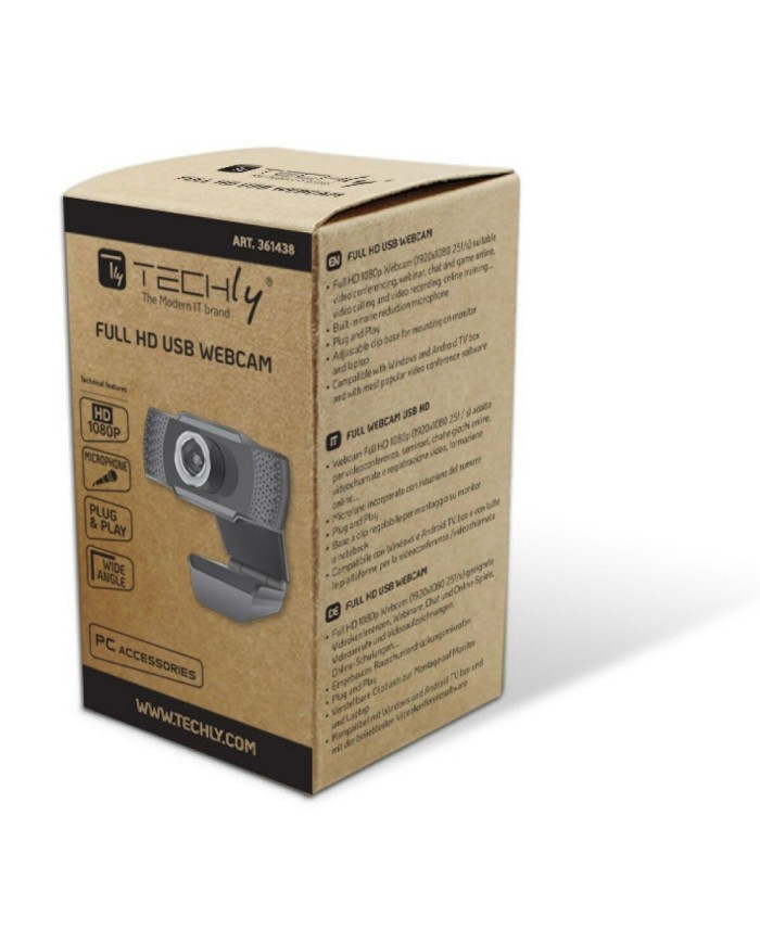Webcam Techly 361438 Full HD (1)