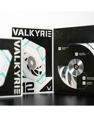 Ventola da Case Valkyrie VK-FANX12FW (1 Unità)