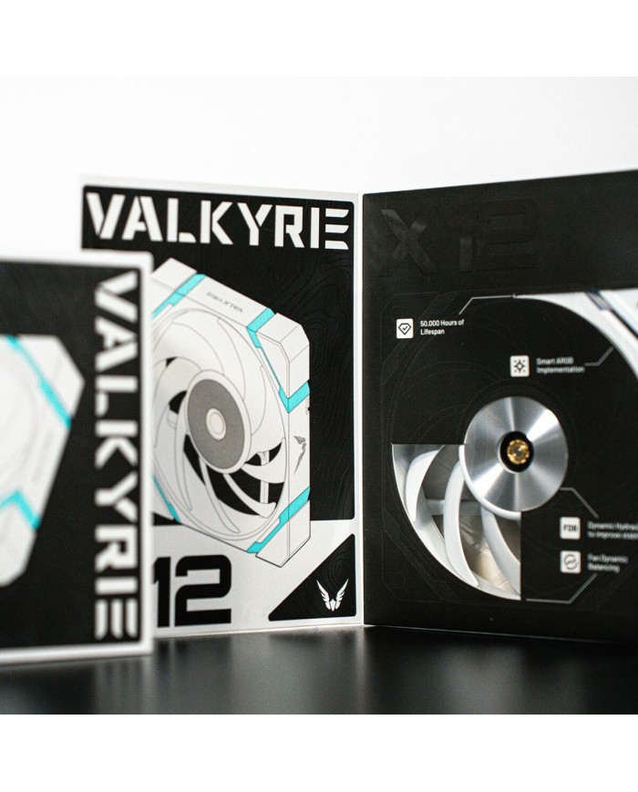 Ventola da Case Valkyrie VK-FANX12FW (1 Unità)