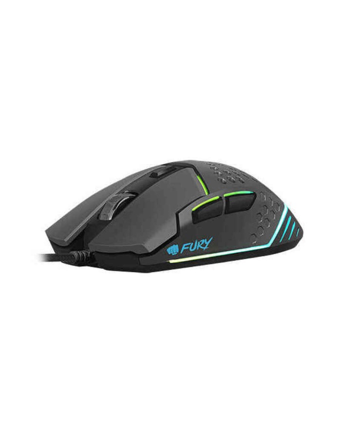 Mouse Gaming Fury NFU-1654 RGB 6400 DPI Nero 6400 dpi Mouse Gaming Fury NFU-1654 RGB 6400 DPI Nero 6400 dpi