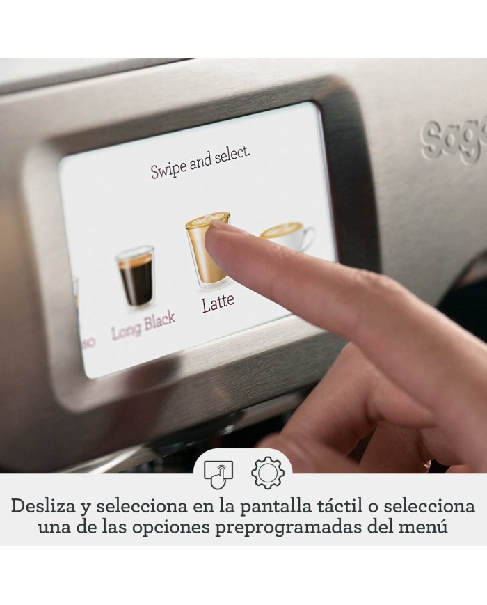 Caffettiera superautomatica Sage SES990BTR4EEU1 Nero Acciaio 2400 W 15 bar 2,5 L