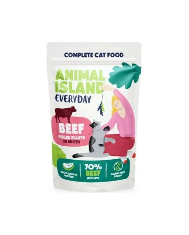 Cibo per gatti ANIMAL ISLAND Beef Carne di manzo e vitello 12 x 85 g