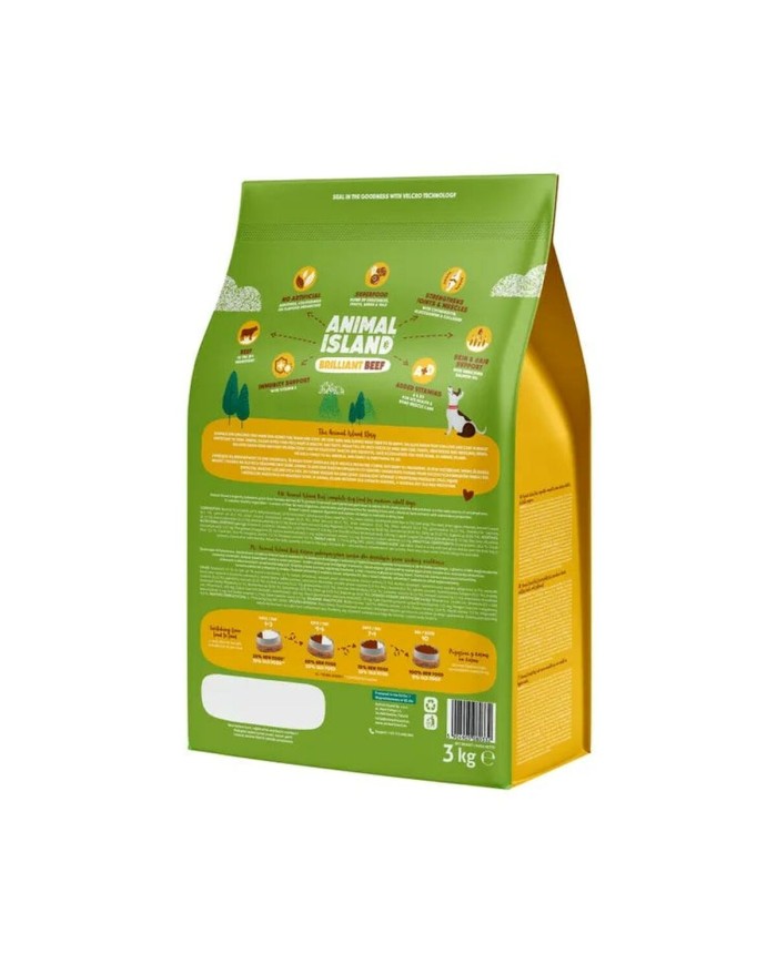 mangime ANIMAL ISLAND Brilliant beef Carne di vitello 3 Kg mangime ANIMAL ISLAND Brilliant beef Carne di vitello 3 Kg