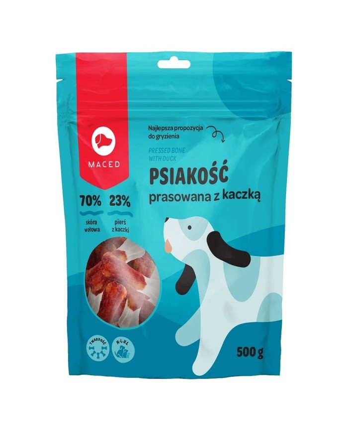 Snack per Cani Maced MACED Pressed bone with duck - masticable para perros - 500g Anatra 500 g Snack per Cani Maced MACED Pressed bone with duck - masticable para perros - 500g Anatra 500 g