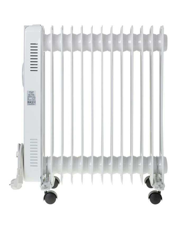 Radiatore a Olio Adler AD 7826 Bianco 2500 W
