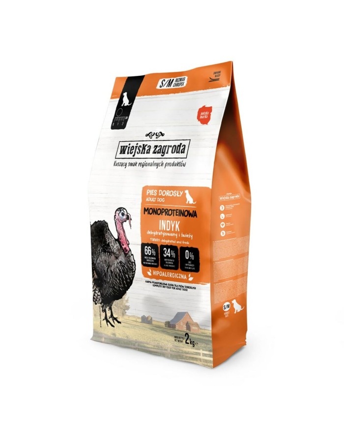 mangime WIEJSKA ZAGRODA Monoprotein Turkey Tacchino 2 Kg