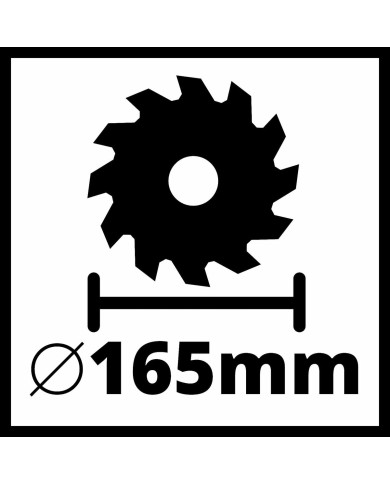 Sega circolare Einhell TC-CS 1250 1250 W 165 mm 230 V