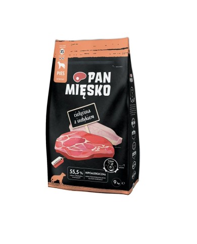 mangime PAN MIĘSKO XS Carne di vitello 9 kg